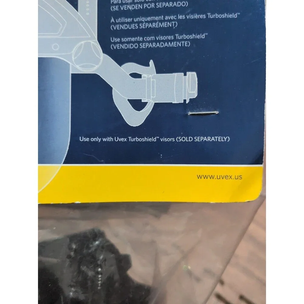 NEW Honeywell Uvex Turboshield S9500 Ratchet Headgear Face Shield System Black